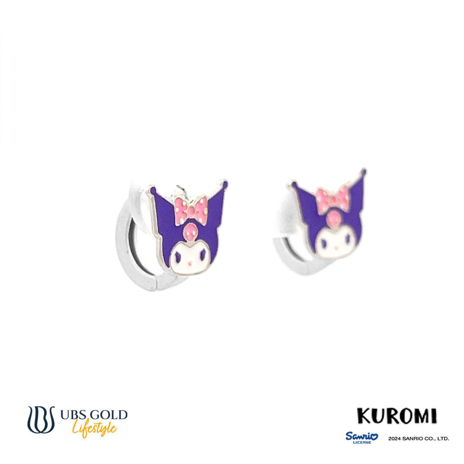 UBS Gold Anting Emas Anak Sanrio Kuromi - Caz0007 - 17K