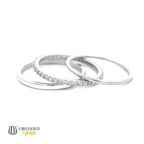 UBS Gold Cincin Emas - Cc16629WG - 17K