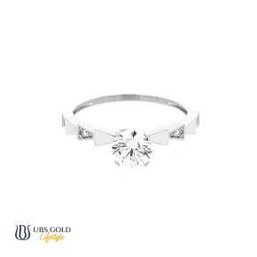 UBS Gold Cincin Emas Solitaire - Cc16681 - 17K