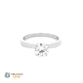 UBS Gold Cincin Emas Solitaire - Cc16728 - 17K