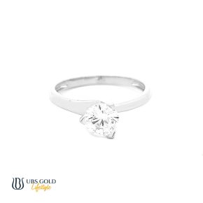 UBS Gold Cincin Emas Solitaire - Cc16808 - 17K