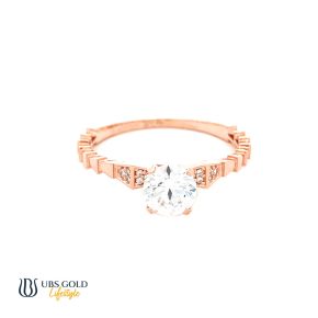 UBS Gold Cincin Emas Solitaire - Cc16816 - 17K