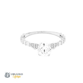 UBS Gold Cincin Emas Solitaire - Cc16816 - 17K