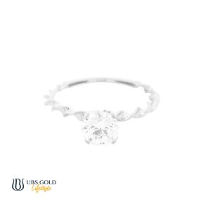 UBS Gold Cincin Emas Solitaire - Cc16823 - 17K