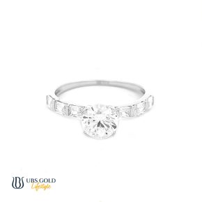 UBS Gold Cincin Emas Solitaire - Cc16928 - 17K