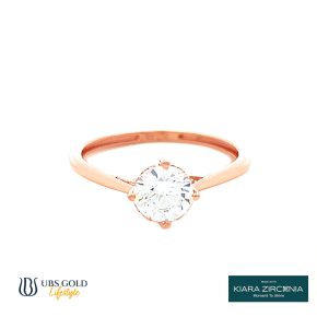 UBS Gold Cincin Emas Solitaire - Cc17050 - 17K