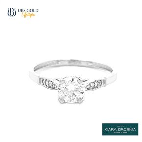 UBS Gold Cincin Emas Solitaire - Cc17248 - 17K