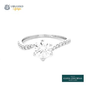 UBS Gold Cincin Emas Solitaire - Cc17302 - 17K