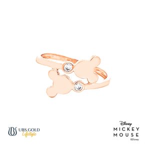 UBS Gold Cincin Emas Disney Mickey Mouse - Ccy0061 - 17K