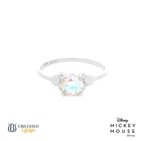 UBS Gold Cincin Emas Disney Aurora Mickey Mouse - Ccy0108 - 17K