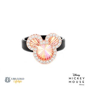 UBS Gold Cincin Emas Disney Mickey Mouse Rainbow - Ccy0189 - 17K