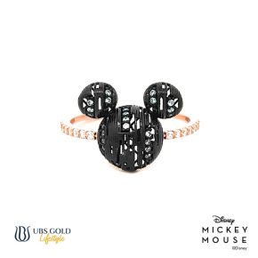 UBS Gold Cincin Emas Disney Mickey Mouse - Ccy0201 - 17K