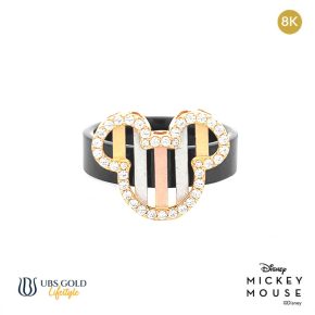 UBS Gold Cincin Emas Disney Mickey Mouse - Ccy0203K - 8K