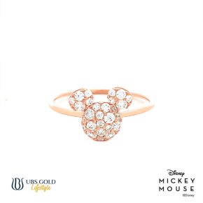 UBS Gold Cincin Emas Disney Mickey Mouse - Ccy0205 - 17K