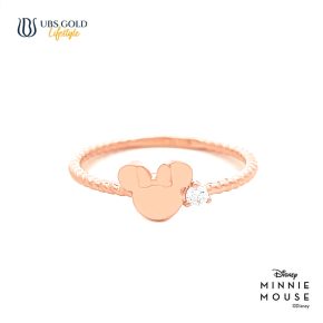 UBS Gold Cincin Emas Disney Minnie Mouse - Ccy0208 - 17K