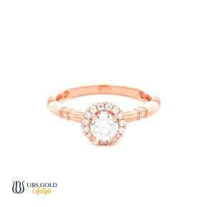 UBS Gold Cincin Emas Solitaire - Cdc0599 - 17K
