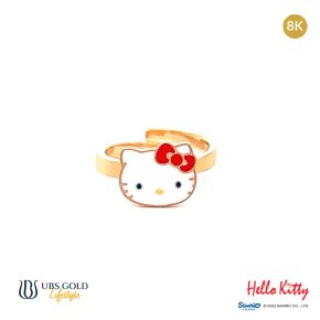 UBS Gold Cincin Emas Bayi Sanrio Hello Kitty - Cnz0007K - 8K