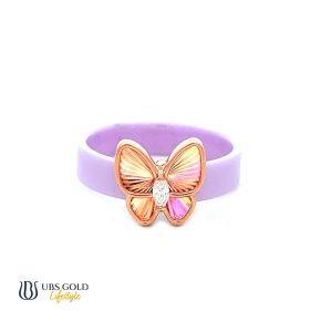 UBS Gold Cincin Emas Millie Molly Rainbow - E6c0007 - 17K