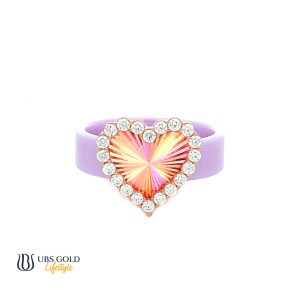 UBS Gold Cincin Emas Millie Molly Rainbow - E6c0011U - 17K