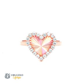 UBS Gold Cincin Emas Millie Molly Rainbow - E6c0012 - 17K