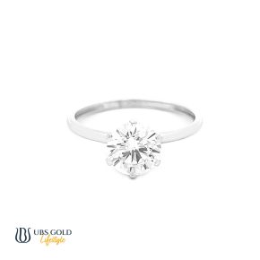 UBS Gold Cincin Emas Solitaire - Ecd1423 - 17K