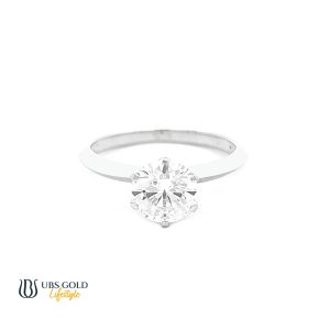 UBS Gold Cincin Emas Solitaire - Ecd1426 - 17K