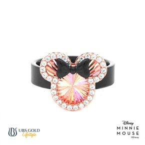 UBS Gold Cincin Emas Disney Minnie Mouse Rainbow - Ecy0005I - 17K