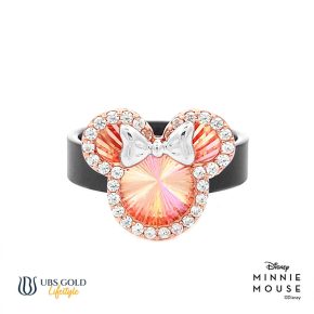 UBS Gold Cincin Emas Disney Minnie Mouse Rainbow - Ecy0005I - 17K