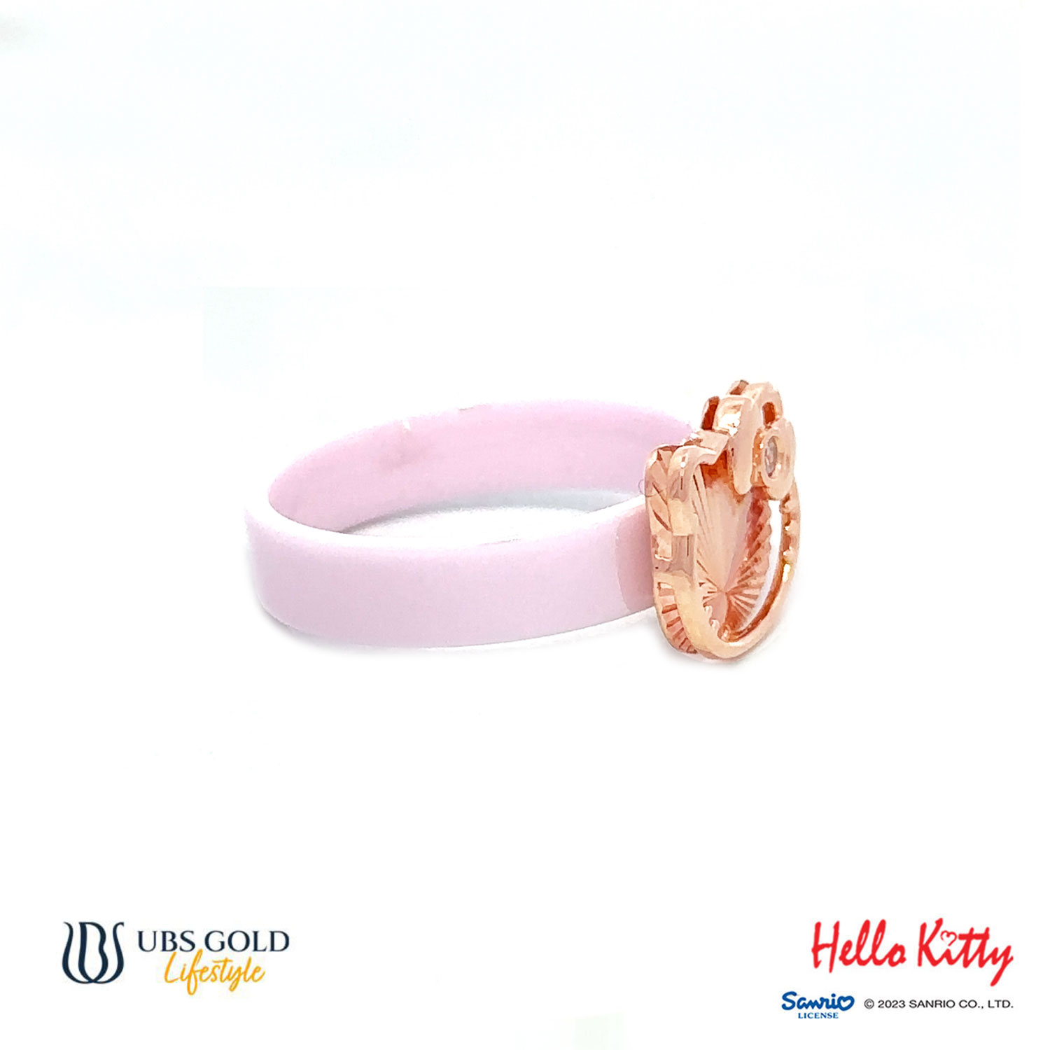 UBS Gold Cincin Emas Sanrio Hello Kitty Rainbow - Ecz0001P - 17K