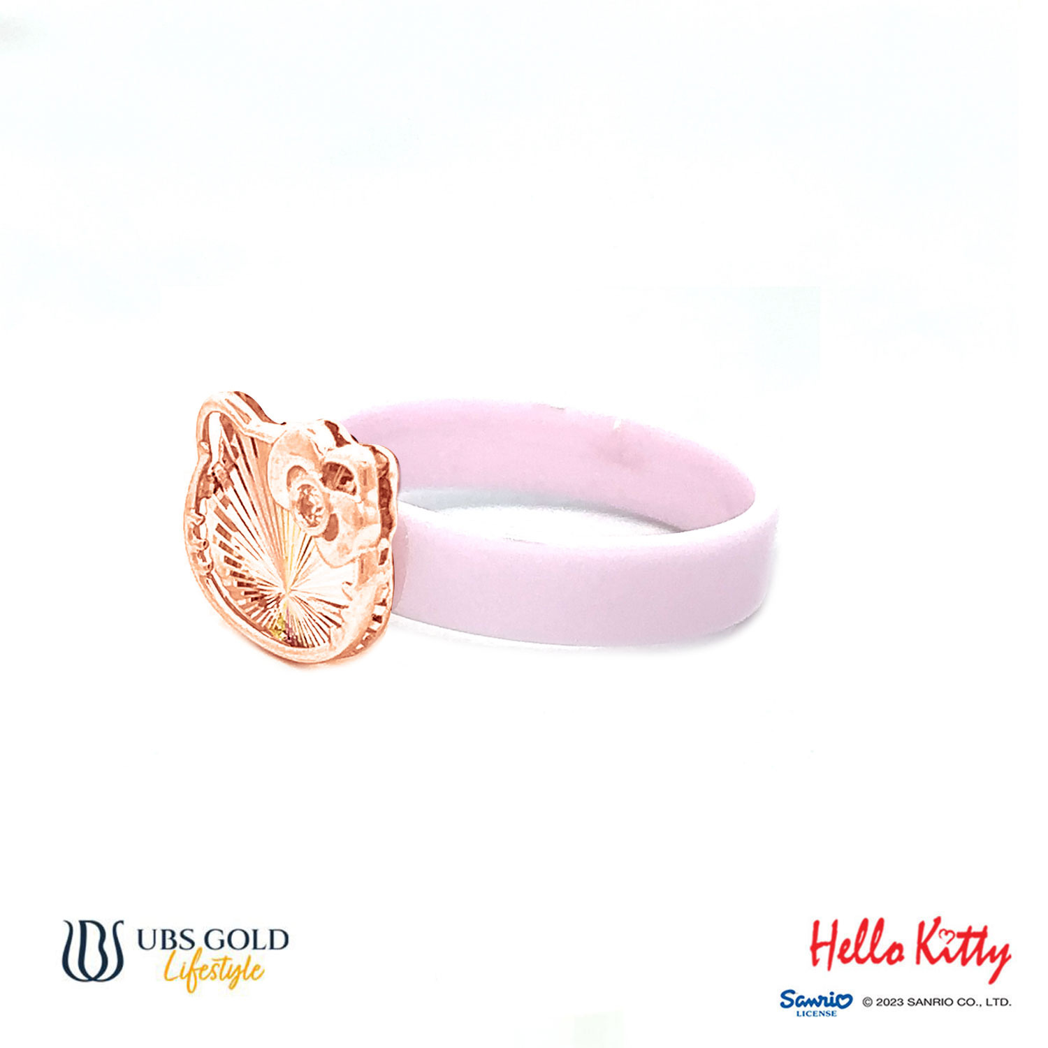 UBS Gold Cincin Emas Sanrio Hello Kitty Rainbow - Ecz0001P - 17K