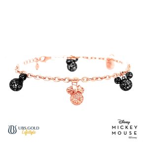 UBS Gold Gelang Emas Disney Mickey Minnie Mouse - Hgy0146 - 17K