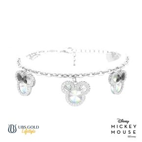UBS Gold Gelang Emas Disney Mickey Minnie Mouse Rainbow - Hgy0152 - 17K
