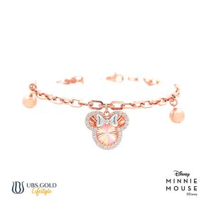 UBS Gold Gelang Emas Disney Minnie Mouse Rainbow - Hgy0167 - 17K