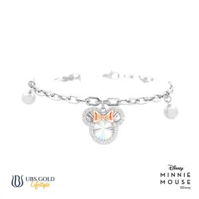 UBS Gold Gelang Emas Disney Minnie Mouse Rainbow - Hgy0167 - 17K