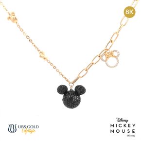 UBS Gold Kalung Emas Disney Mickey Mouse - Hky0210K - 8K