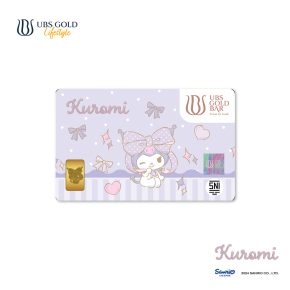 UBS Gold Logam Mulia Sanrio Kuromi Ribbon 1 Gr