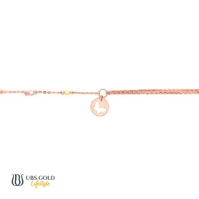 UBS Gold Gelang Kaki Emas Millie Molly - Kgv6961 - 17K
