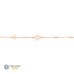 UBS Gold Gelang Kaki Emas Millie Molly - Kgv6964 - 17K