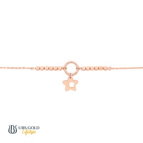 UBS Gold Gelang Kaki Emas Millie Molly - Kgv6967 - 17K