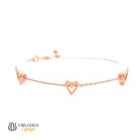 UBS Gold Gelang Emas Luna - Kgv7062 - 17K