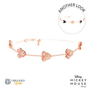 UBS Gold Gelang Emas Disney Mickey Mouse - Kgy0100 - 17K