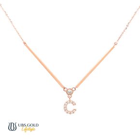 UBS Gold Kalung Emas Alpha Tube C - Kkv15167 - 17K