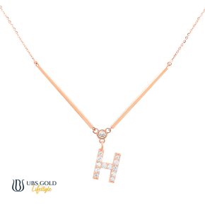 UBS Gold Kalung Emas Alpha Tube H - Kkv15172 - 17K