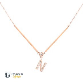 UBS Gold Kalung Emas Alpha Tube N - Kkv15178 - 17K