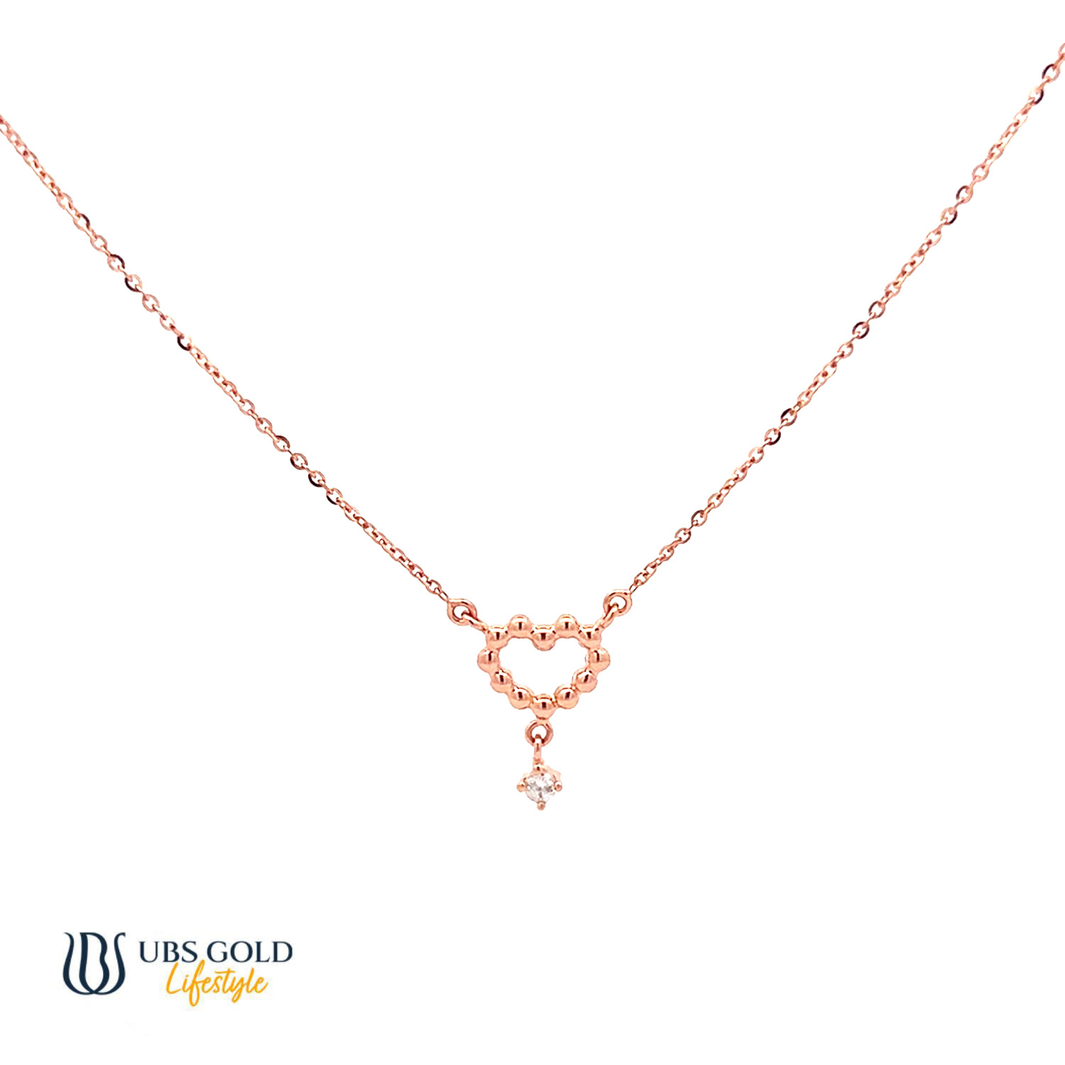 UBS Gold Kalung Emas Luna - Kkv15469 - 17K