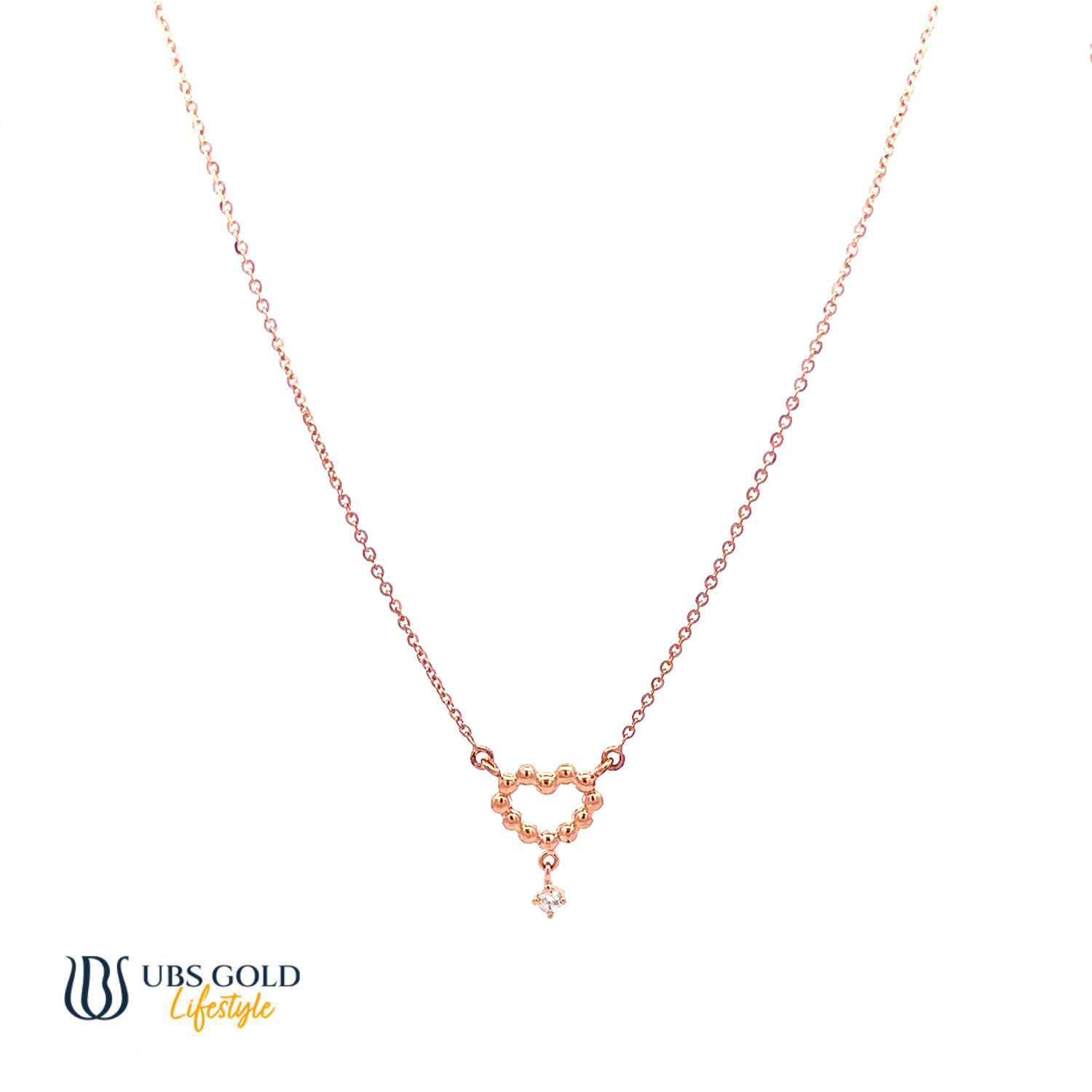 UBS Gold Kalung Emas Luna - Kkv15469 - 17K