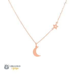 UBS Gold Kalung Emas Luna - Kkv15486 - 17K