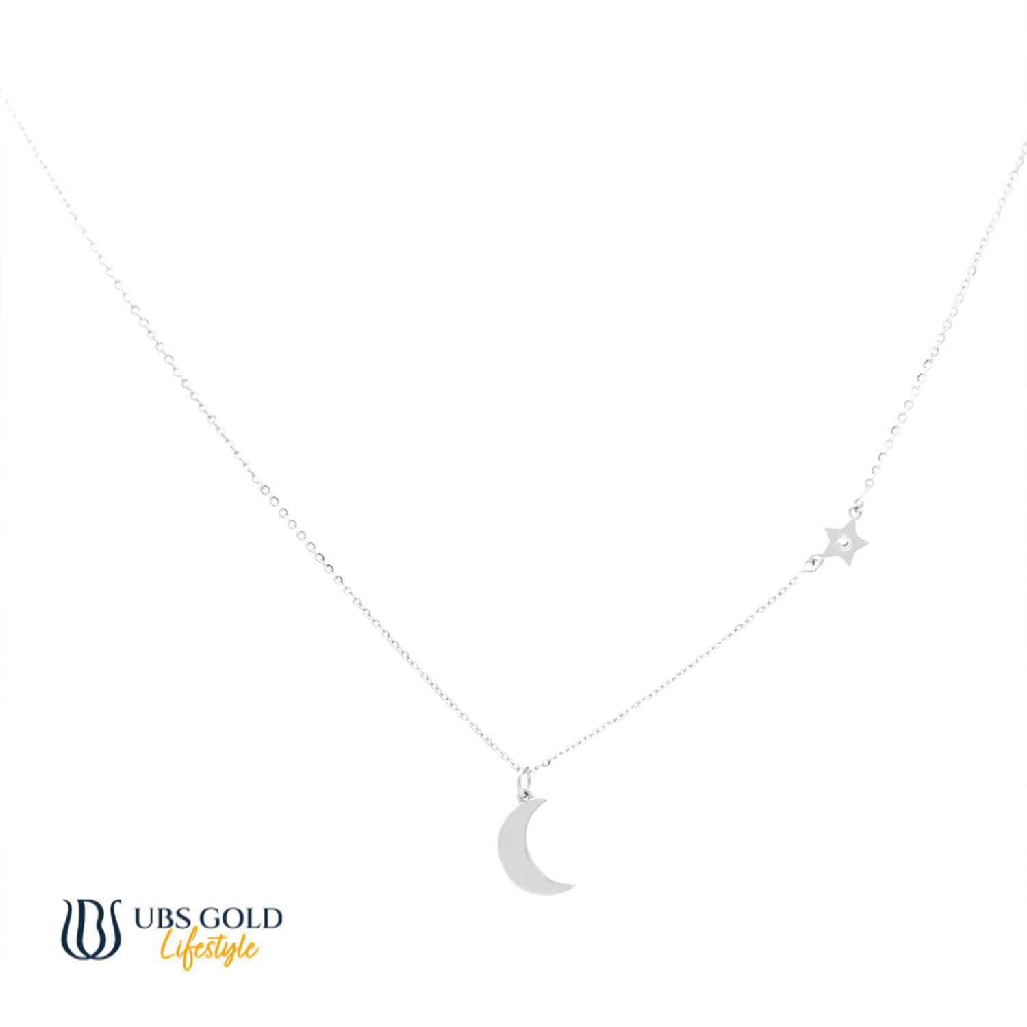 UBS Gold Kalung Emas Luna - Kkv15486 - 17K