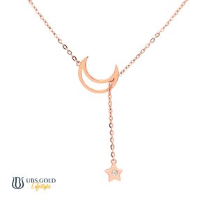 UBS Gold Kalung Emas Luna - Kkv15487 - 17K