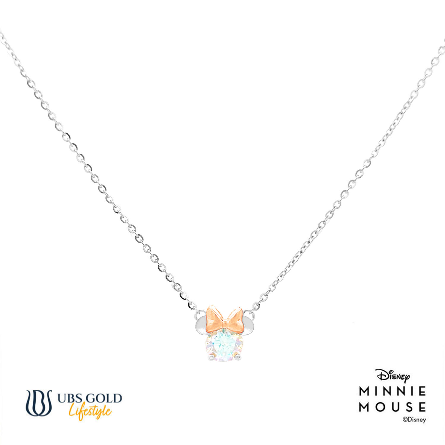UBS Gold Kalung Emas Disney Aurora Minnie Mouse - Kky0223 - 17K